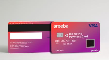 Areeba Introduces Gemalto’s Contactless Biometric Payment Card To The Middle East