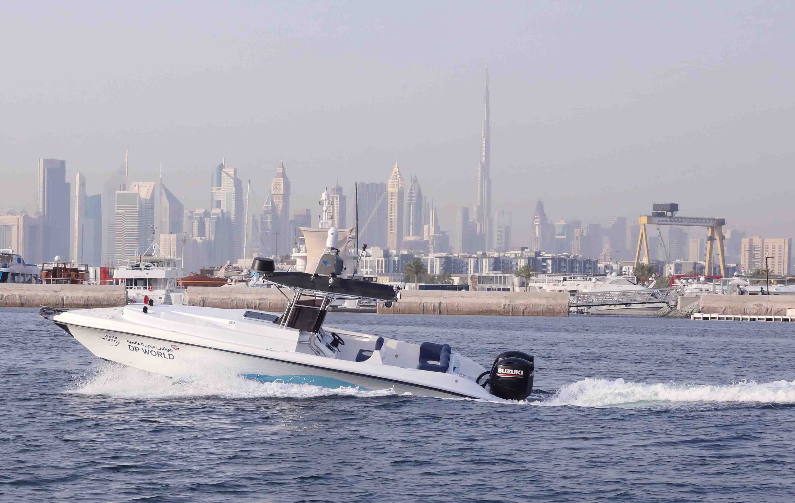 World Security Launches The First Fully Autonomous Security Surveillance Boat In The Middle East