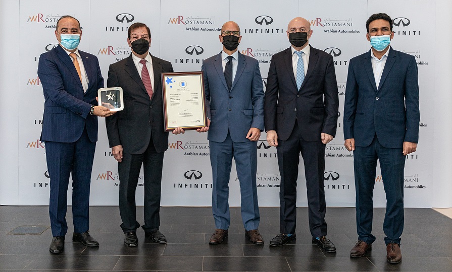 INFINITI Of Arabian Automobiles Awarded 2020 DSES – Best Service Performance Outlet, A Seventh Consecutive Win For AAC