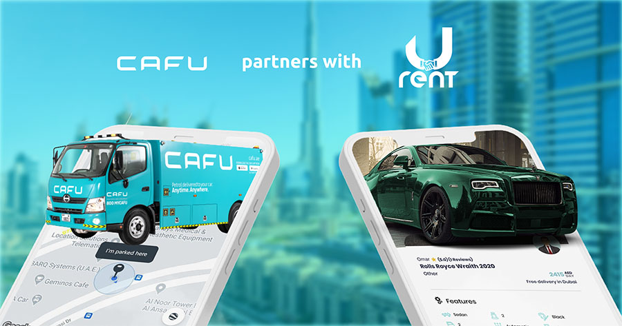 Urent And CAFU Collaborate To Make UAE Car Rentals More Convenient, And Exciting