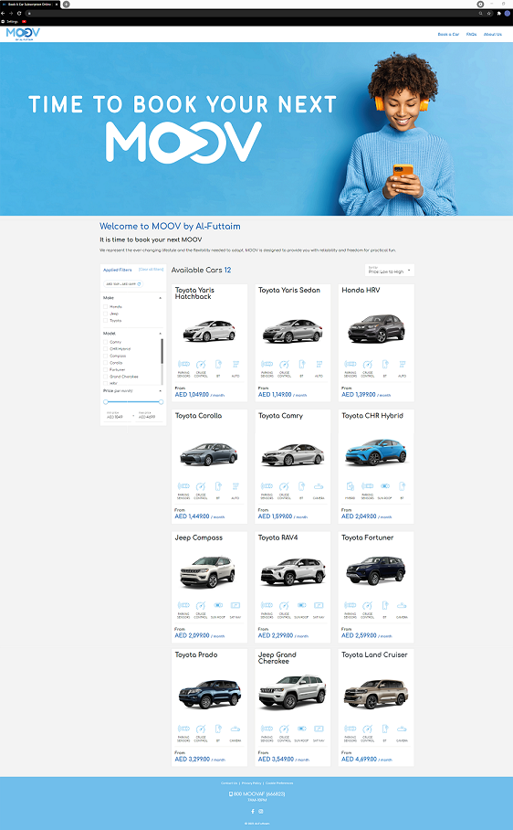 “Your Car, Your Way” Al-Futtaim Launches New Car Subscription Service In The UAE