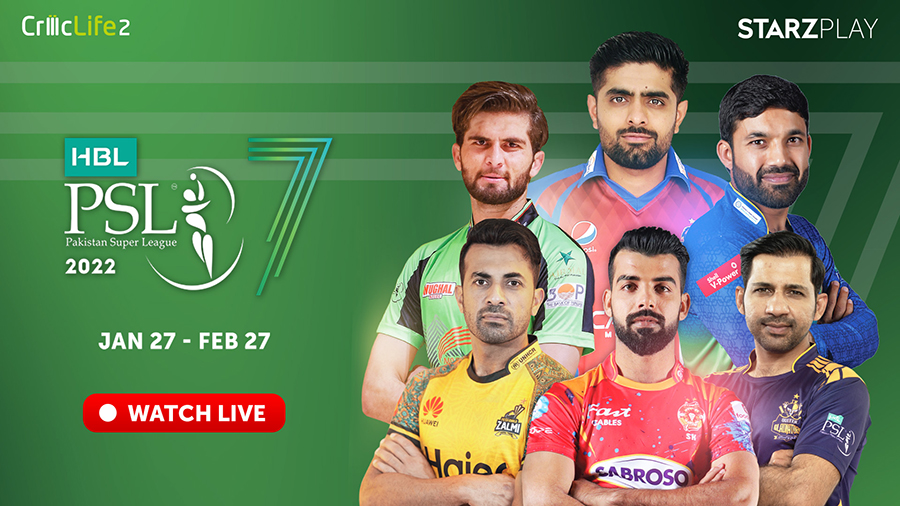 Watch The Much-Awaited Pakistan Super League Face-Offs Live On STARZPLAY