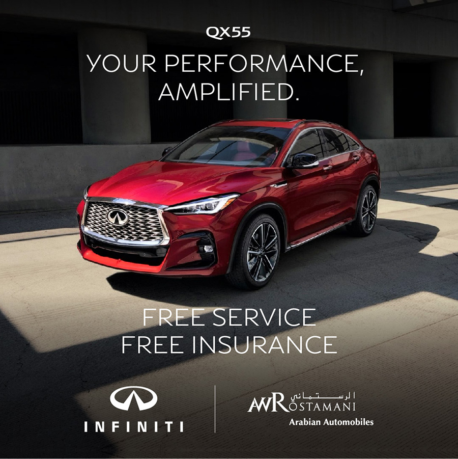 This Season, Level Up Your Drive: Go For The Bold And Beautiful INFINITI QX55 At Arabian Automobiles