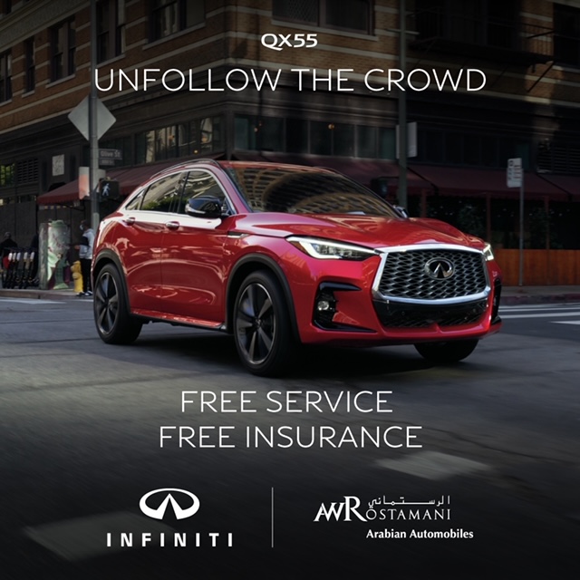 Arabian Automobiles INFINITI Highlight The QX55: The Stand-Out Luxury Crossover