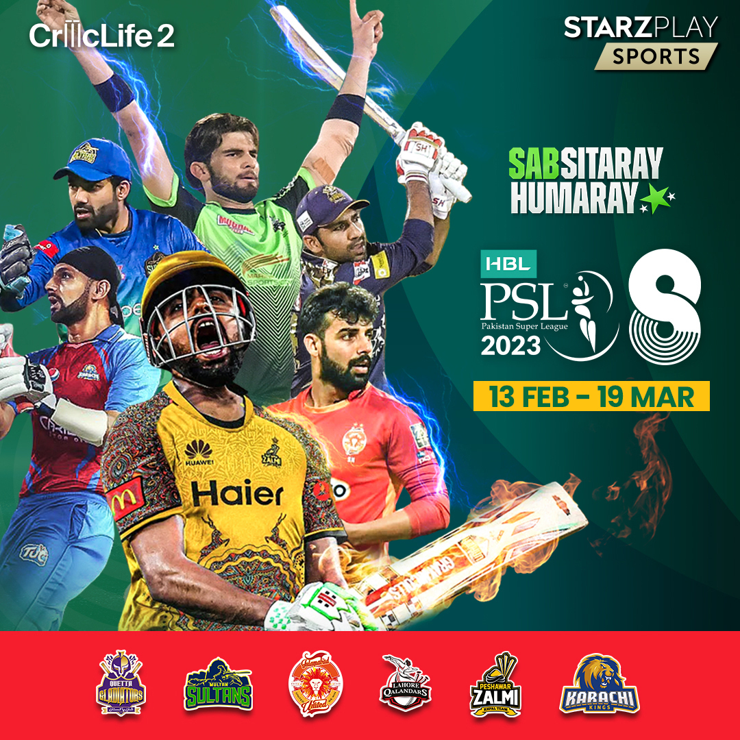 Pakistan Super League Returns For Its Eighth Edition Live On STARZPLAY