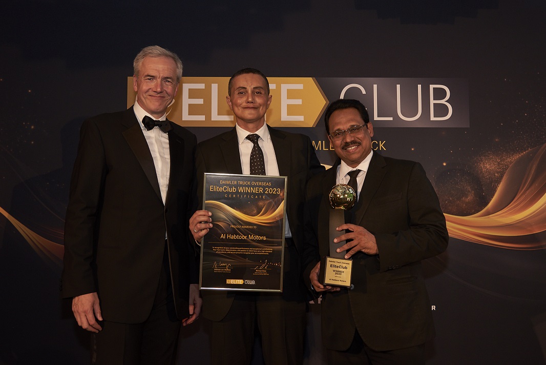 Al Habtoor Motors Won The Most Elite Club Awards For FUSO In The Middle East & Africa Region, Awarded By Daimler Truck Overseas